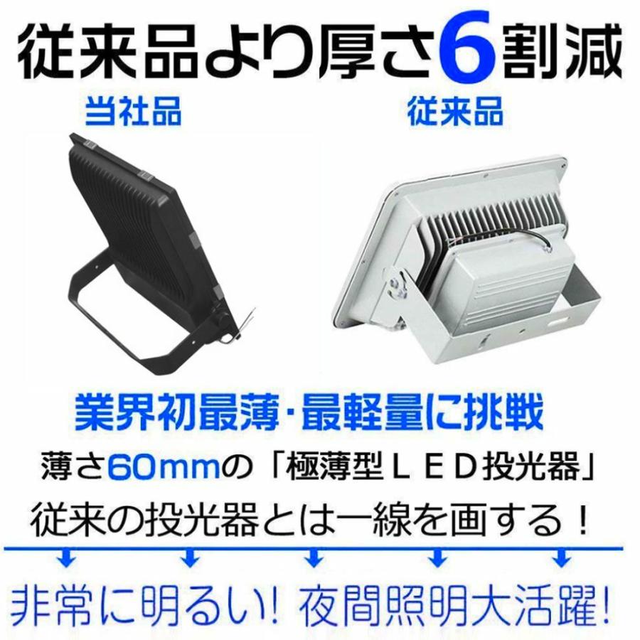 LED投光器 150W 1500W相当 LED照明器具 投光器  色選択 極薄型 5M配線 屋外照明 led投光器 看板照明 間接照明 LEDライト 駐車場 集魚灯 防水 LED投光器｜goodsone｜12