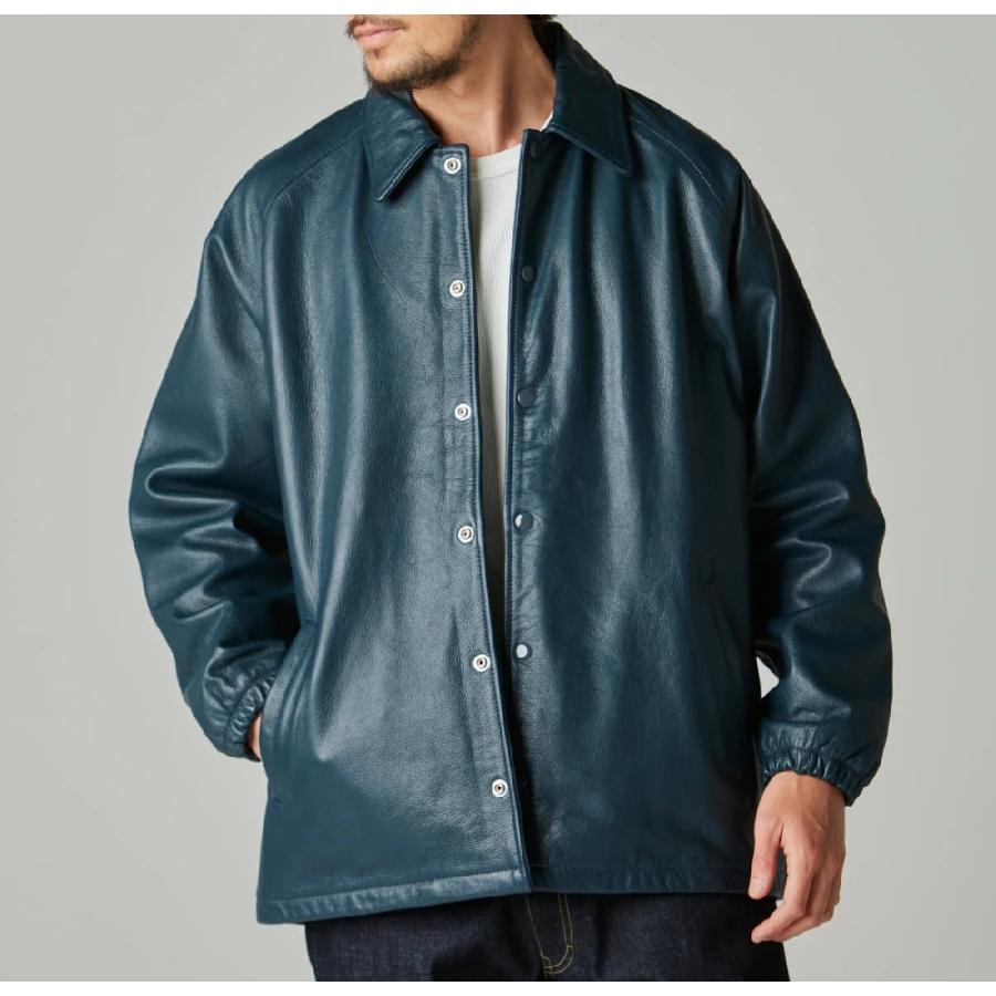 BLUCO ブルコ 1309 LEATHER COACH JACKET レザー コーチ BLUCO ブルコ 1309 LEATHER COACH JACKET レザー コーチ