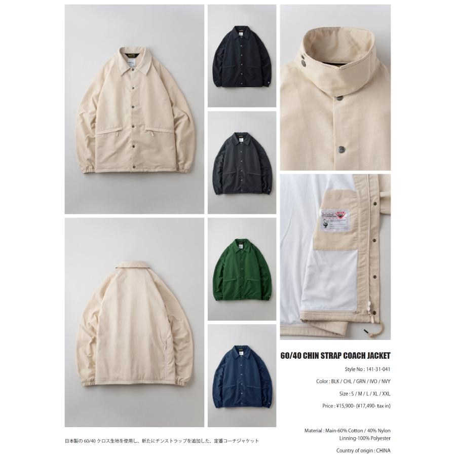 BLUCO（ブルコ） 25%OFF!! BLUCO 141-31-041 60/40 CHIN STRAP COACH