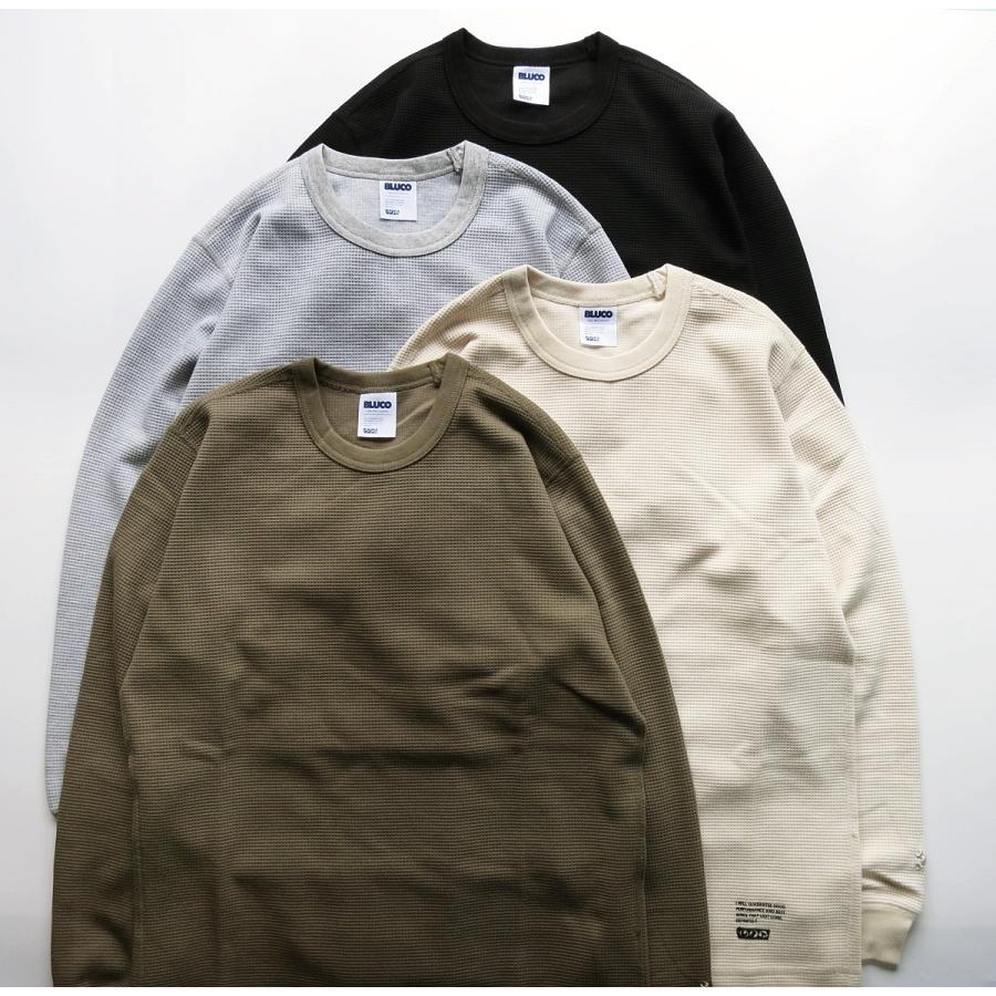 BLUCO（ブルコ） BLUCO 155-12-018 CREW NECK THERMAL SHIRT クルー