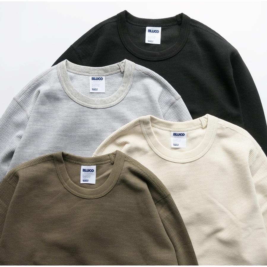 BLUCO（ブルコ） BLUCO 155-12-018 CREW NECK THERMAL SHIRT クルー