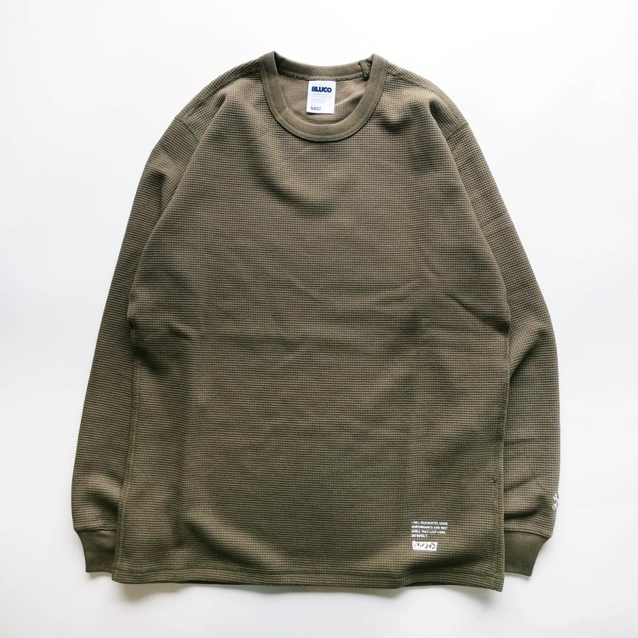 BLUCO（ブルコ） BLUCO 155-12-018 CREW NECK THERMAL SHIRT クルー