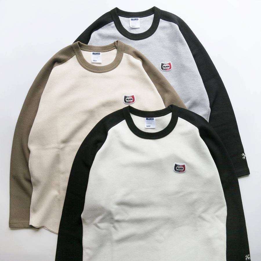 BLUCO（ブルコ） BLUCO 155-12-022 RAGLAN THERMAL SHIRT -Champ