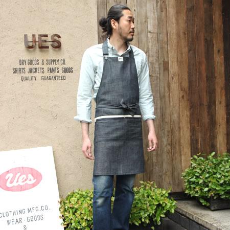 UES（ウエス） 851851 DENIM APRON デニム エプロン DENIM