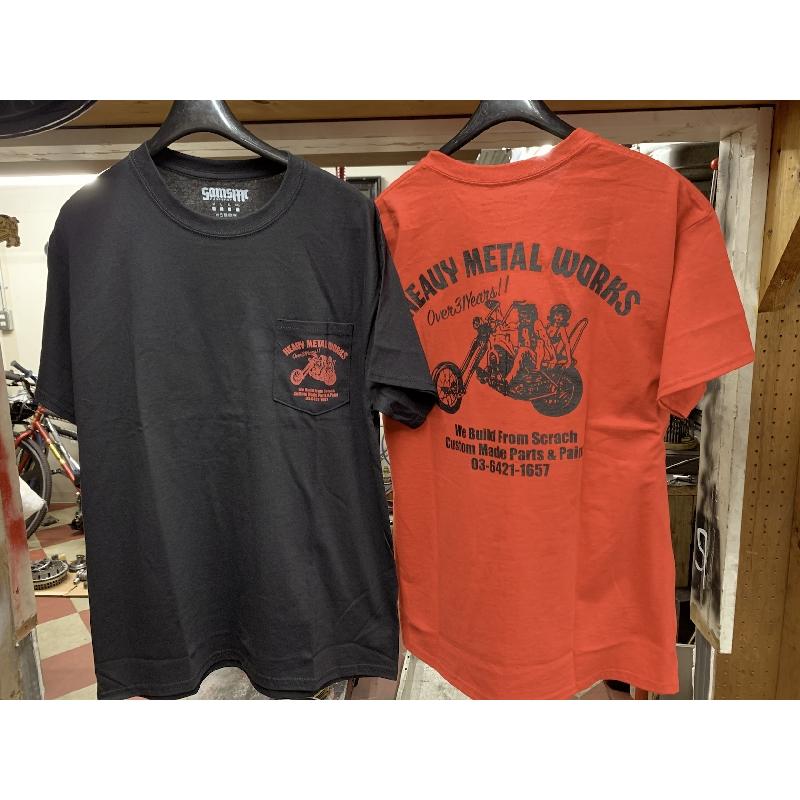 SHOP SAMS サムズ 『 HEAVY METAL WORKS 』REPRINT TEE ポケット T  