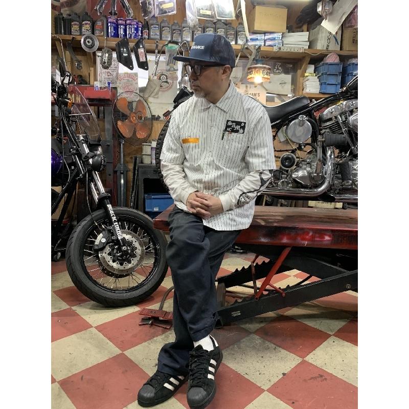 SAMS MOTORCYCLE サムズ 『 SAMSMC MECHANIC 』SHIRTS S/S ワーク 