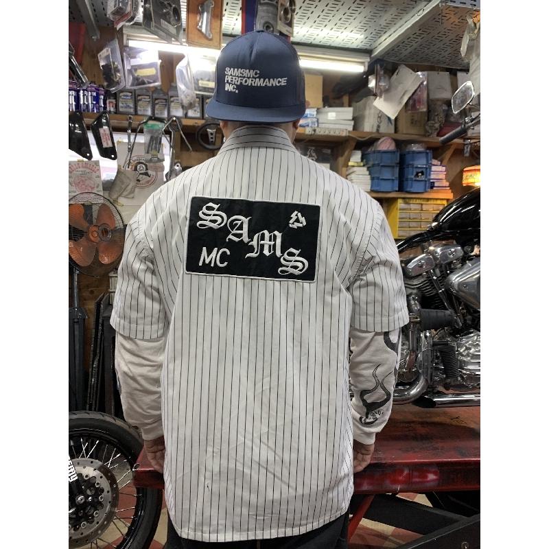 SAMS MOTORCYCLE サムズ 『 SAMSMC MECHANIC 』SHIRTS S/S ワーク 