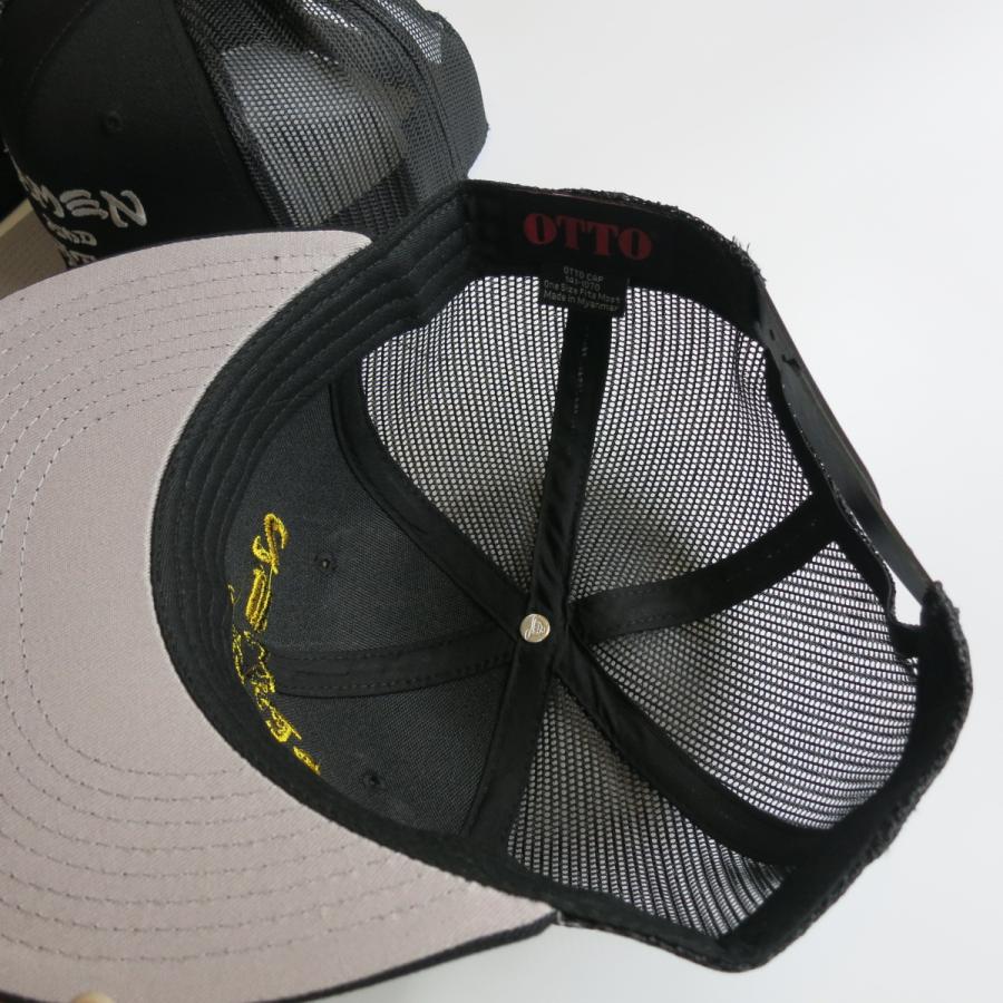 BREATH INTO ピグメントダイデストロイドキャップ RAMEN＆DESTROY ORIGINAL MESH CAP メッシュキャップ 4color 帽子