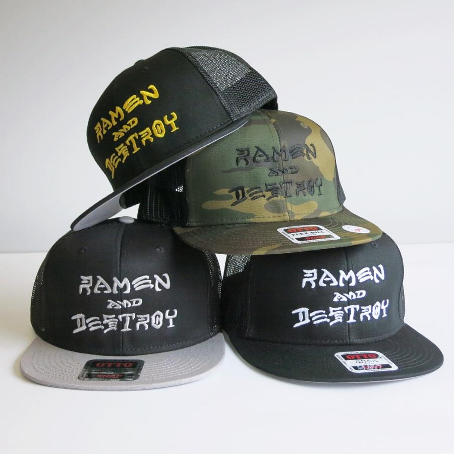 RAMEN＆DESTROY ORIGINAL MESH CAP メッシュキャップ 4color 帽子