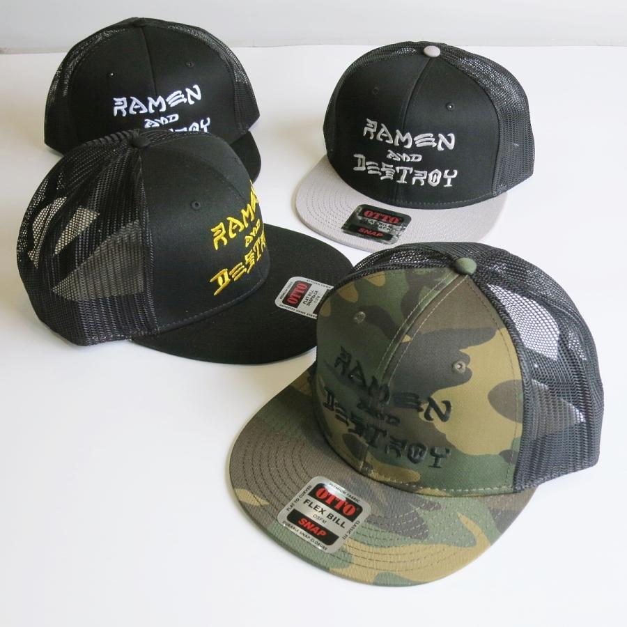 RAMEN＆DESTROY ORIGINAL MESH CAP メッシュキャップ 4color 帽子