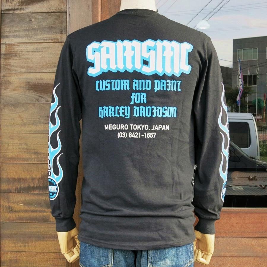 SAMS MOTORCYCLE サムズ 『 SAMSMC FLAMES L/S T-SHIRT 2018 SAMS MOTORCYCLE サムズ 『 SAMSMC FLAMES L/S T-SHIRT 2018