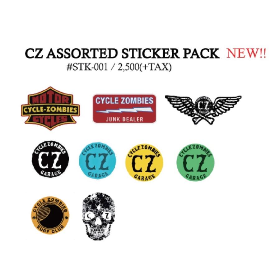 CYCLE ZOMBIES サイクルゾンビーズ STK-001『 CZ 』ASSORTED CYCLE ZOMBIES サイクルゾンビーズ STK-001『 CZ 』ASSORTED