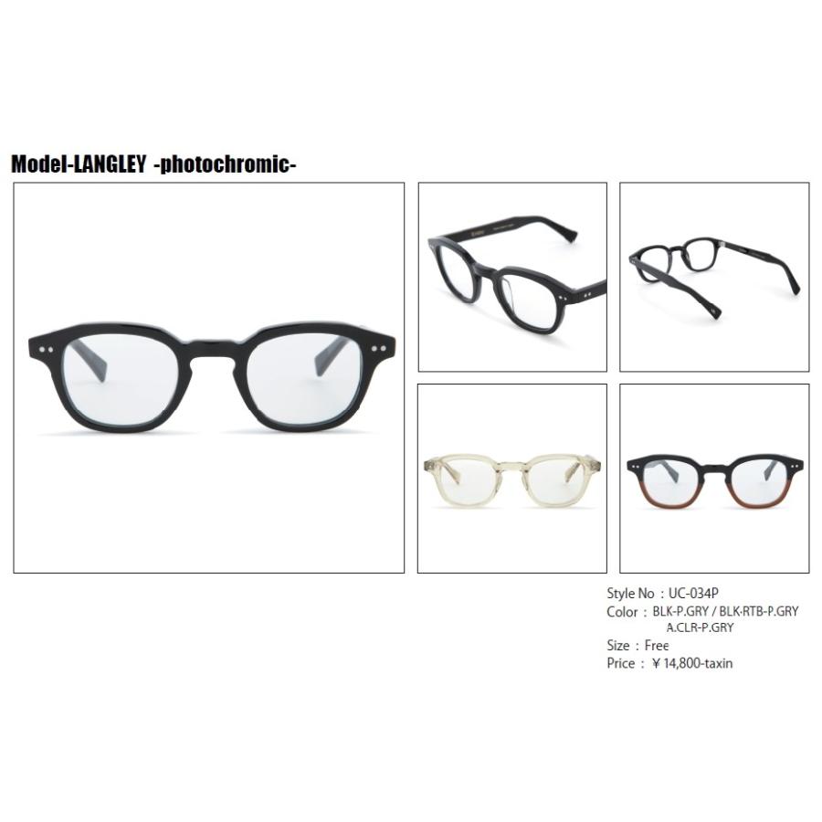 UNCROWD 235-63-024 LANGLEY - Photochromic ラングレー 調光レンズ