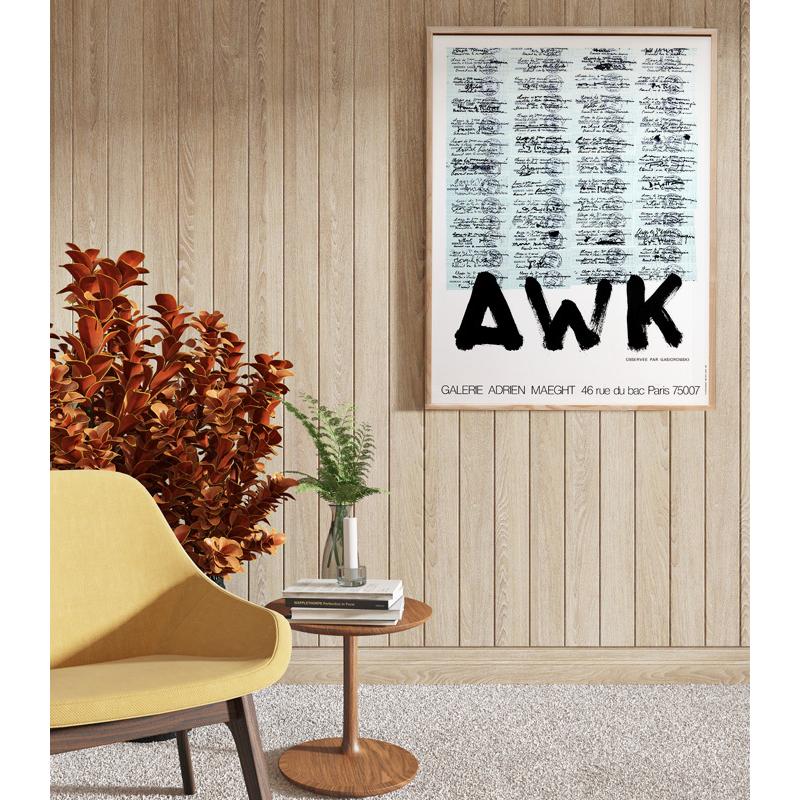 GASIOROWSKI， A.W.K.┃額付き（フレームセット）　56×74.5cm　北欧ポスター　アートポスター