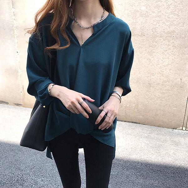 【今だけクーポンで30%OFF】ブラウス レディース 長袖 50代 白 シャツ ゆったり トップス きれいめ フォーマル 送料無料 |  | 11