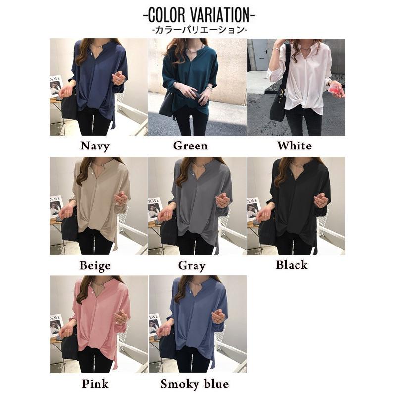 春の新カラー追加 ブラウス シャツ レディース ゆったり 体型カバー 春 長袖 きれいめ トップス ビジネス メール便のみ送料無料1 C Aultop 259 グッズタウン 通販 Yahoo ショッピング