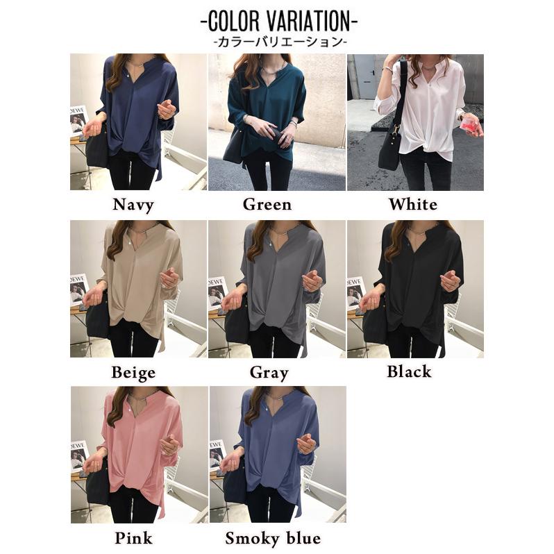 【今だけクーポンで30%OFF】ブラウス レディース 長袖 50代 白 シャツ ゆったり トップス きれいめ フォーマル 送料無料 |  | 14