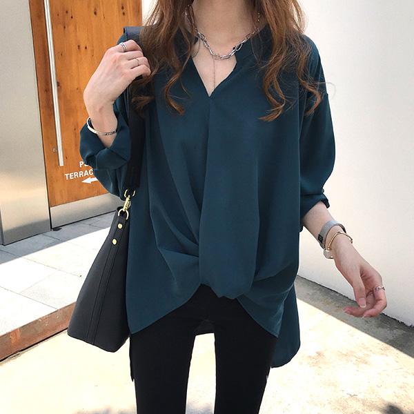 【今だけクーポンで30%OFF】ブラウス レディース 長袖 50代 白 シャツ ゆったり トップス きれいめ フォーマル 送料無料 |  | 09