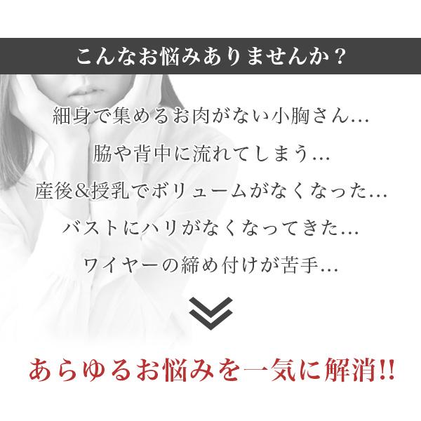 【クーポン利用で半額1,740円】ブラジャー ショーツ セット ノンワイヤー ブラ&ショーツセット ブラ 小胸 谷間 脇高 盛 爆買 |  | 03