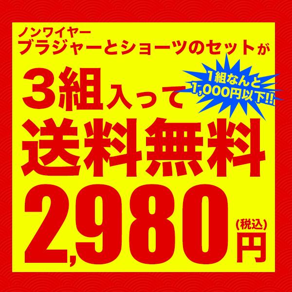 福袋 ブラジャー ショーツ 3点セット レディース 下着 ブラセット 上下セット 代 30代 40代 50代 ノンワイヤー C Fuku 011 グッズタウン 通販 Yahoo ショッピング