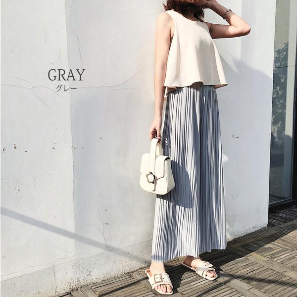 ワイドパンツ レディース プリーツ パンツ ボトムス ウエストゴム 楽ちん 上品 ロングパンツ おしゃれ メール便のみ送料無料2 C Lpts 093 グッズタウン 通販 Yahoo ショッピング