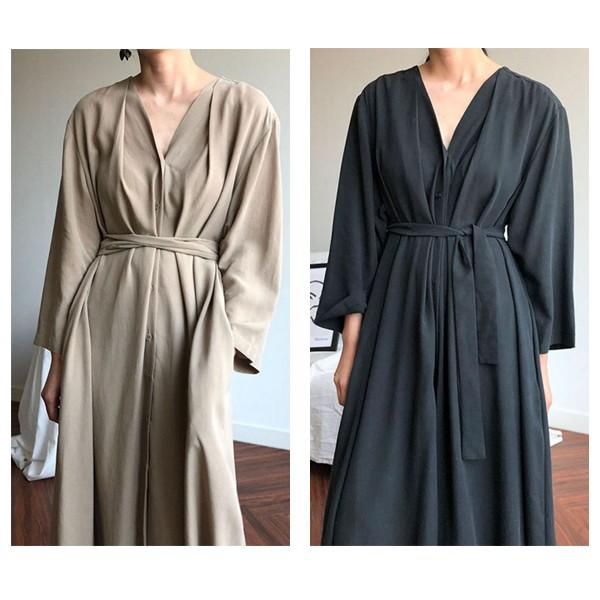 シャツワンピース レディース ロング ウエストリボン マキシ丈 羽織り 襟なし カジュアル きれいめ 春服メール便のみ送料無料3 予約 11 10 入荷予定 C Ltop 275 グッズタウン 通販 Yahoo ショッピング