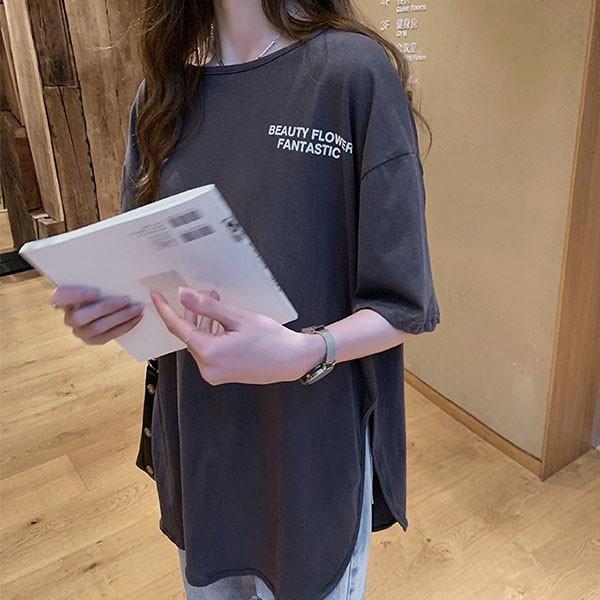 Tシャツ レディース ビッグシルエット 半袖 カットソー オーバーサイズ ゆったり トップス メール便のみ送料無料1 予約8 1 10入荷予定 C Ltop 325 グッズタウン 通販 Yahoo ショッピング