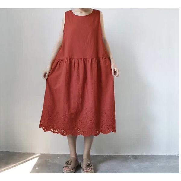 切替刺繍ワンピース 体型カバー ノースリーブ 薄手 ゆるい 夏 レディースメール便のみ送料無料2 11月日から30日入荷予定 C Sltop 267 グッズタウン 通販 Yahoo ショッピング