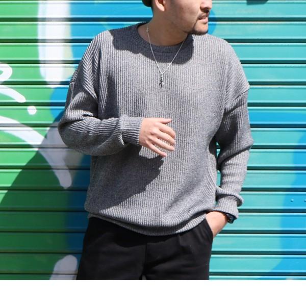ビッグシルエット メンズ ニット ニットソー ライトニット サマーニット ローゲージ クルーネック 大きいサイズ ビッグ ゆったり 春 メール便のみ送料無料2 K Ks 001 グッズタウン 通販 Yahoo ショッピング