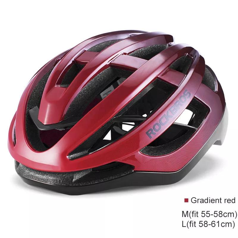 Rockbros 超軽量自転車ヘルメット男性サイクリング一体成形女性 Mtb Al完売しました オフロード通気性換気スポーツ安全自転車ヘルメット