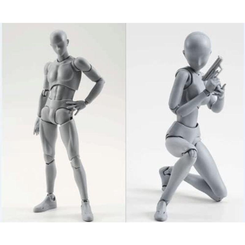 デッサンモデル デッサン人形素体漫画 男性と女性のモデルお絵かきマネキンフィギュアモデル モデルデッサン モデル人形1 12 小道具 スタン 001 グッドサンウェイ 通販 Yahoo ショッピング