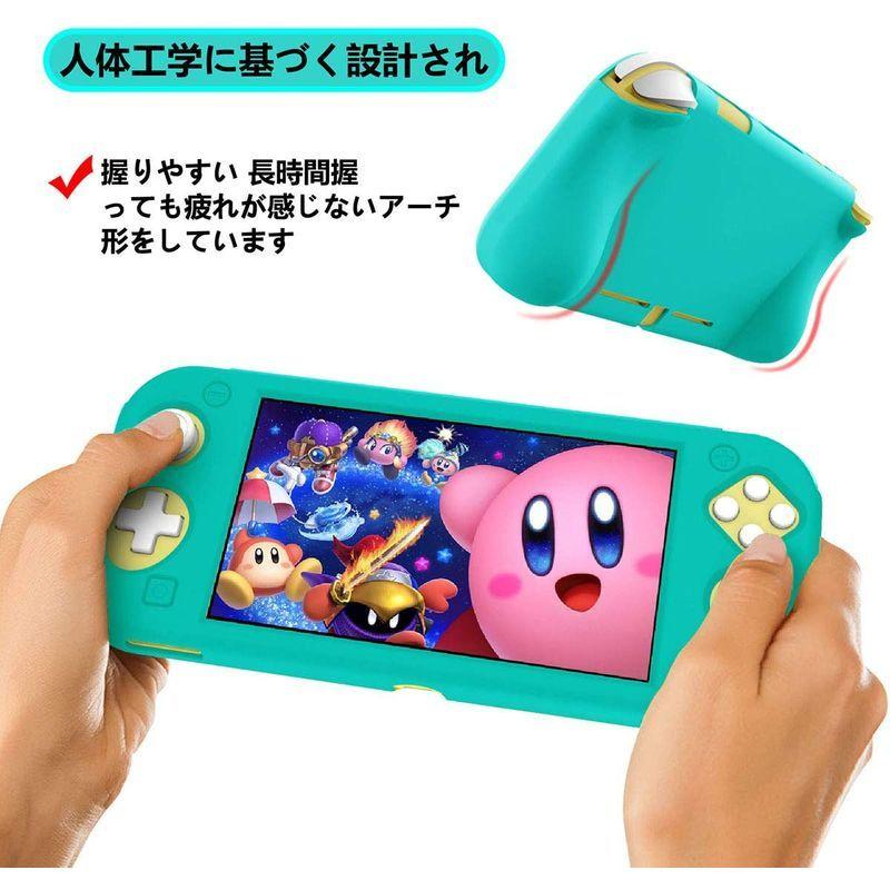 Nintendo Switch Lite カバー グリップタイプ Yometome スイッチライト保護カバー ケース 任天堂 シリコン素材一 お待たせ
