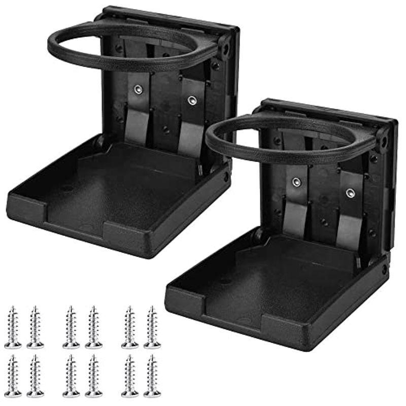 お買得 車用 ドリンクホルダー 2個セット 折りたたみ式 ペットボトル 水筒 カップ 取り付け 自動車用 カップホルダー 車 トラック ボート 汎用 Aynaelda Com