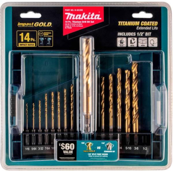 マキタ（makita） B-65399 ビットセット 14本セット 金属 木