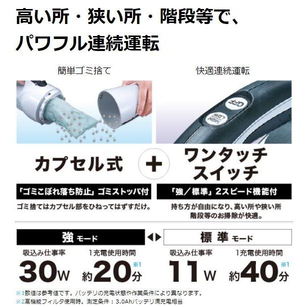 マキタ コードレス掃除機 CL181FDZ カプセル式 標準40分稼働 Amazon.co.jp: マキタ コードレス掃除機CL181青 カプセル式 標準