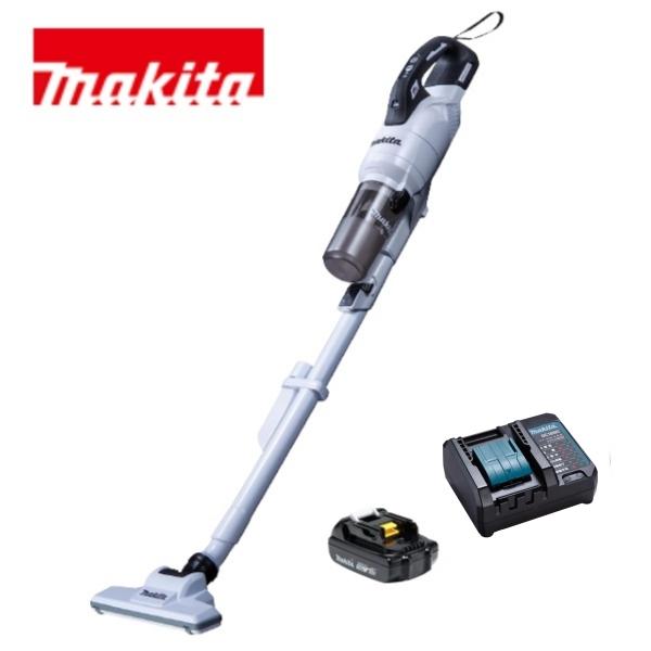 当店だけ！バッテリー充電器も1年保証! マキタ コードレス掃除機 18V サイクロン一体式 白 当店オリジナルセット CL286FDRFW (軽量・コンパクト・静音ver) | マキタ