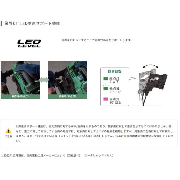 HiKOKI DH3628DB(NN) コードレスロータリハンマドリル 集じん HiKOKI DH3628DB(NN) コードレスロータリハンマドリル 集じん