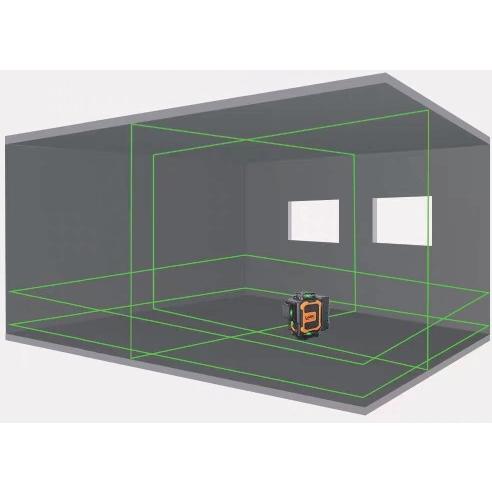 レーザー墨出し器 【メーカー1年保証】4D 16ライン 高精度 全周水平