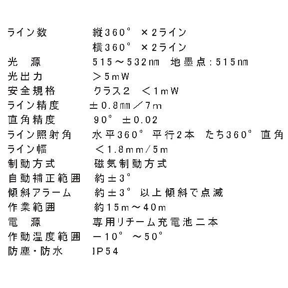 レーザー墨出し器 【メーカー1年保証】4D 16ライン 高精度 全周水平
