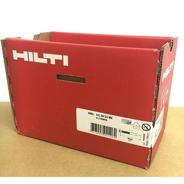 HILTI ヒルティ GX3/120用 ガスピン X-C 20 G3 MX (900本) 鋲打 | 