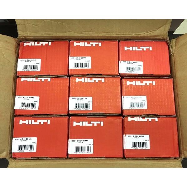 HILTI ヒルティ BX 3用ピン (連発) X-C 24 B3 MX (9000本) 24mm 1000本×9個 セット｜goodtools｜02