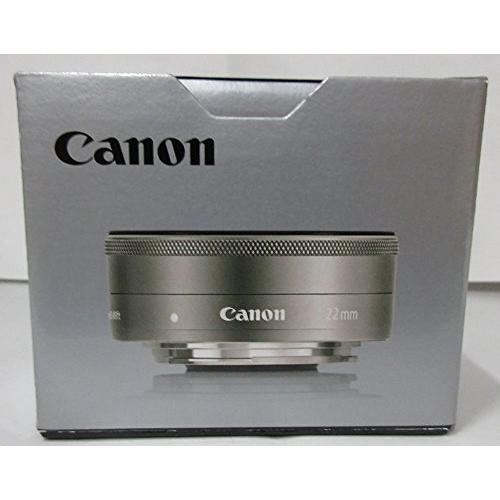 お値下げ Canon 単焦点広角レンズ EF-M22mm F2 STM シルバー ミラーレス一眼対応 EF-M222STMSL 【2372649665】(11910円)