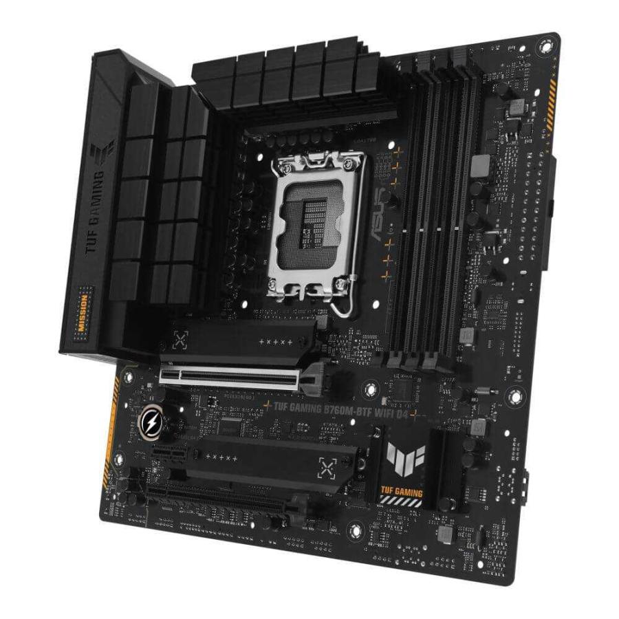 ASUS TUF GAMING B760M-BTF WIFI D4 インテル Core プロセッサー(第13世代)対応MicroATXマザーボード BTF DDR4モデル｜goodwill｜04