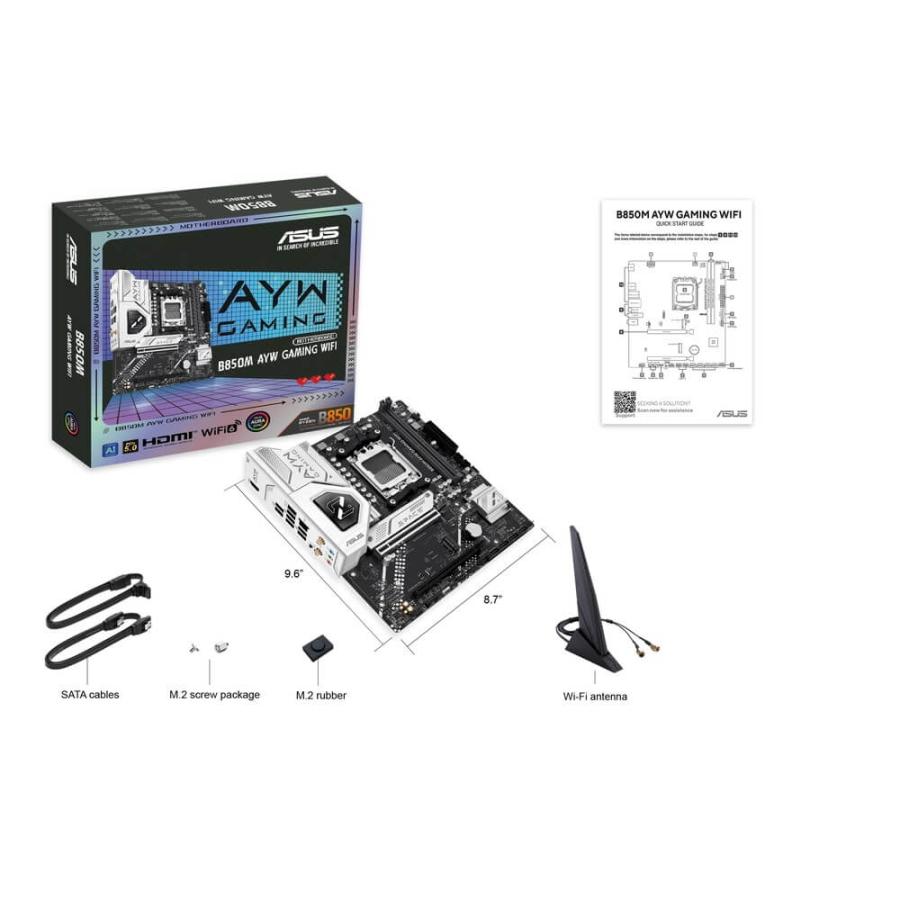 ASUS B850M AYW GAMING WIFI (パソコン工房限定モデル) AMD B850チップ