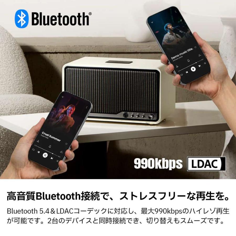 Edifier S300 Black テーブルトップ型ワイヤレススピーカー 高音質