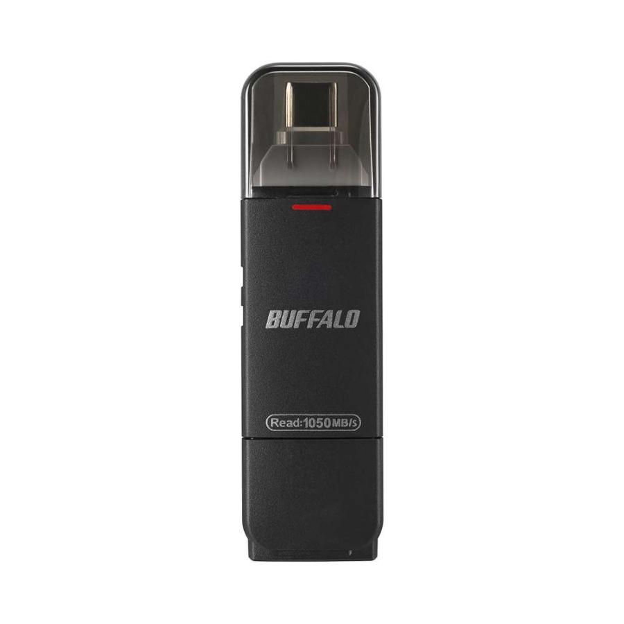 BUFFALO SSD-SDH2.0U3BA/D USB 3.2(Gen2) Type-C/Type-A両対応