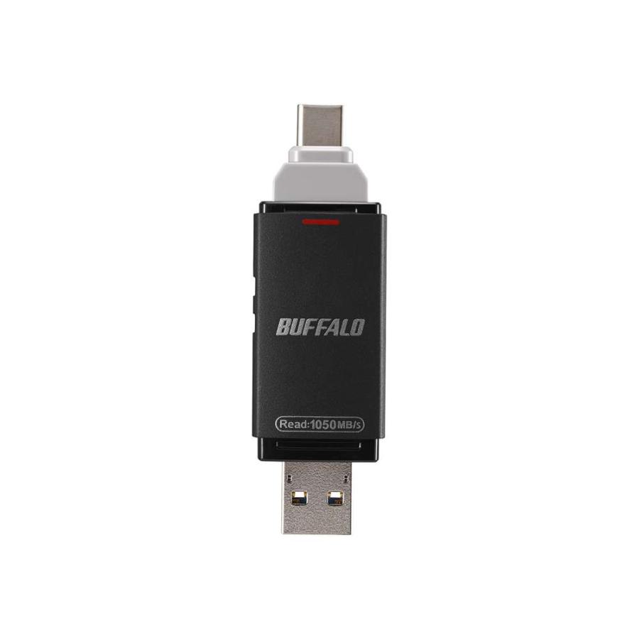 BUFFALO SSD-SDH2.0U3BA/D USB 3.2(Gen2) Type-C/Type-A両対応