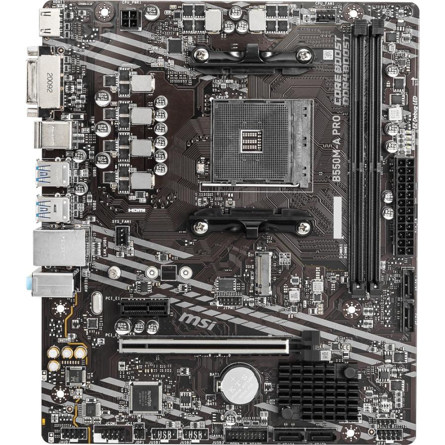 MSI B550M-A PRO AMD B550チップセット搭載、コストパフォーマンスに優れるDDR4メモリ対応のMicro-ATXマザーボード_1