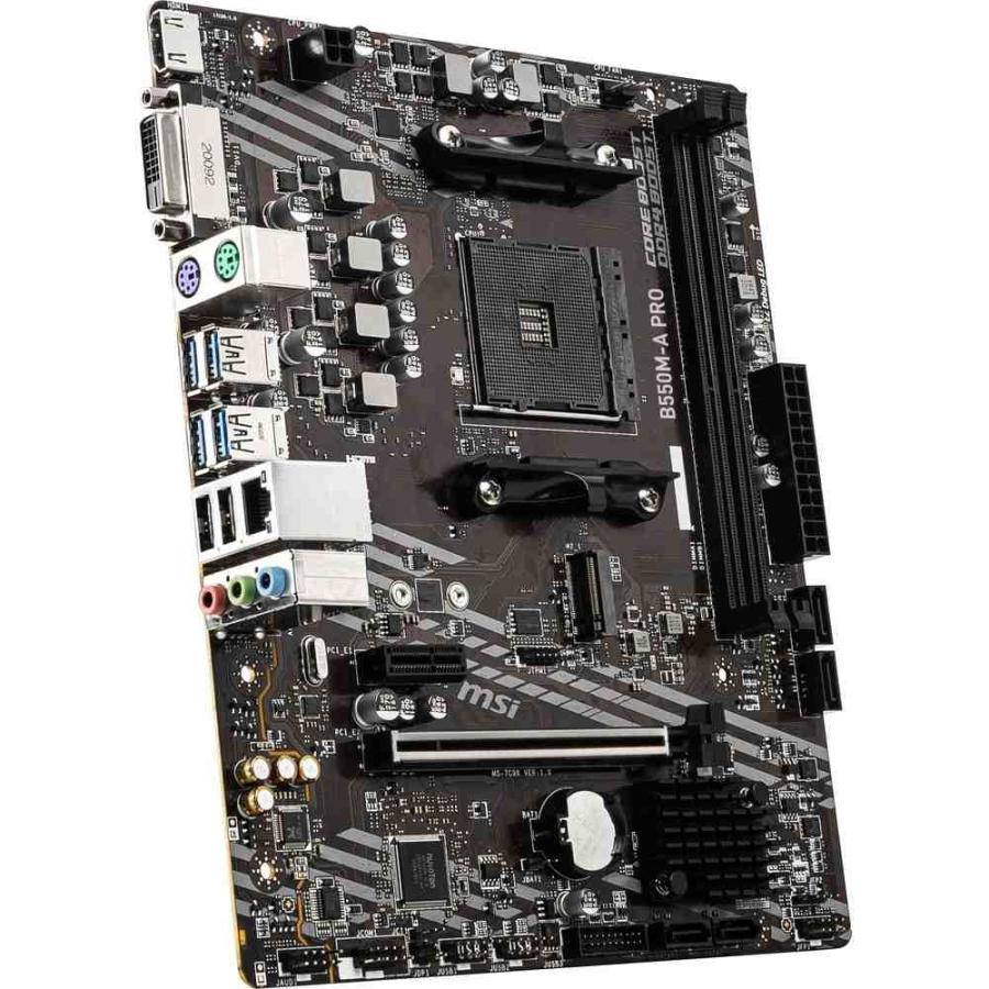 MSI B550M-A PRO AMD B550チップセット搭載、コストパフォーマンスに優れるDDR4メモリ対応のMicro-ATXマザーボード_2