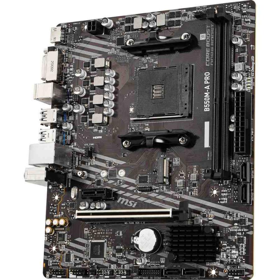 MSI B550M-A PRO AMD B550チップセット搭載、コストパフォーマンスに優れるDDR4メモリ対応のMicro-ATXマザーボード_3